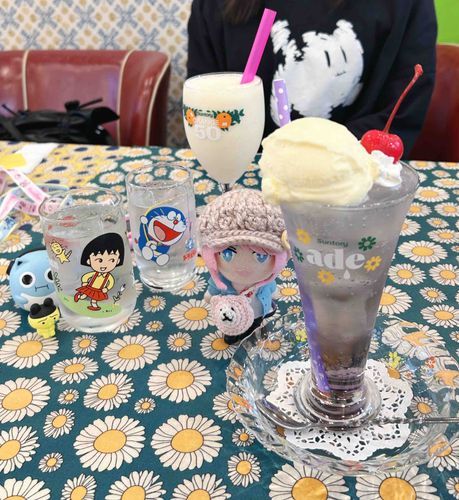 この前可愛いカフェも行ってきたよ🍨🫧🪻