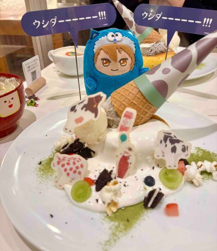 今日はおれの誕生日！あるじとお出かけしたよ😊ウシダーーー！！！🐄
おなじ会社のげーむなんだ！