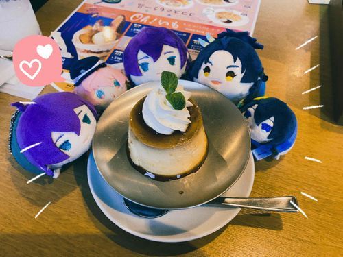 ここす第二弾 は はつしゅつじんのさだちゃん と おとももちのかせんさん と おなかいっぱいたべました！
ぷりん おきにいりです🤭