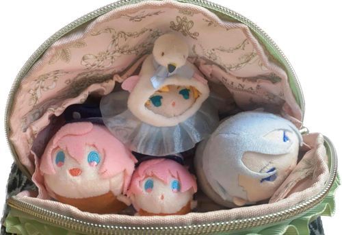 🌸かわいいぽーち を かいました
おもても すてきですが うらじが とくに おきにいりです！