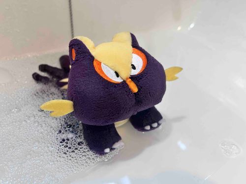 朝風呂というやつです ぶくぶくぶくぶく