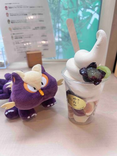 少し前 おいしいきのみを たべに お出かけしたよ！ ご主人と わけっこ したの！