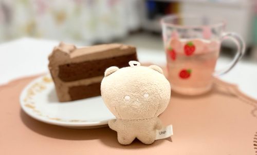 ケーキを食べました