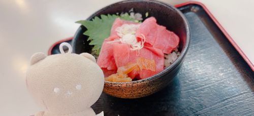 海鮮丼を食べました