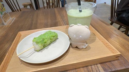 ずんだ餅とずんだシェイクです