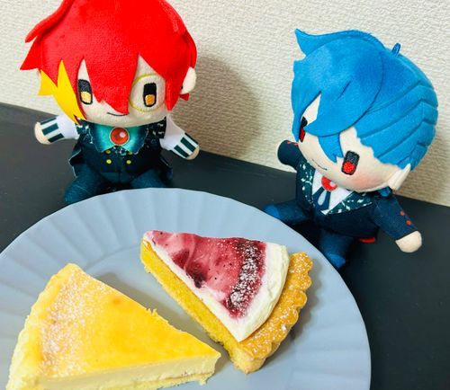 フェネぬい『主様からケーキの差し入れを貰ったよ。』
ハウぬい『何かのお祝いらしい。』