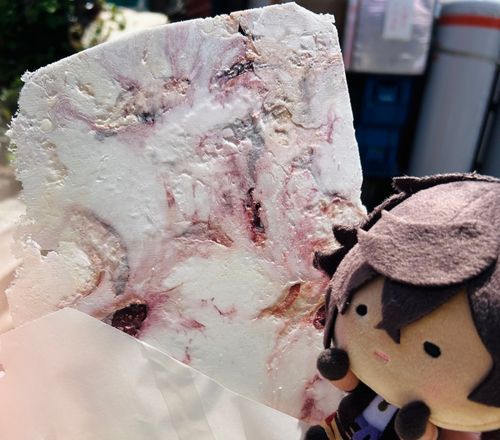 カラちゃん、たこせんだよ。
んまんまぁ~！