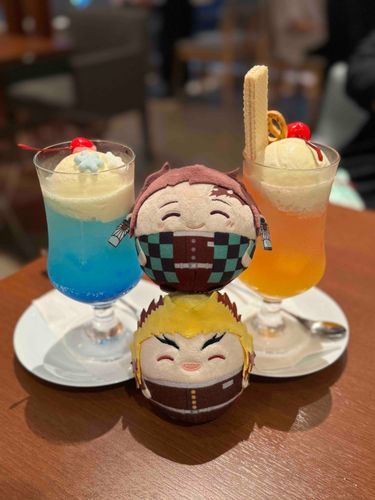 🇯🇵|TKY|🎴:ぶんごうくりーむそーだにいきました！にんげんいすのおまーじゅです
🔥:うかつにおまーじゅしてはいけないさくひんだぞふわじろう！