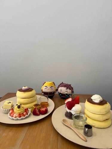 🇯🇵|Tokyo|ふわごくさん
ふわふわのお芋の🥞だ！
🍠の甘みが優しくてぺろりだな！