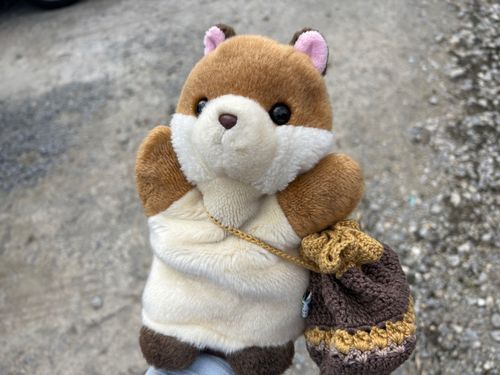 わーい りすちゃんのバッグだ！