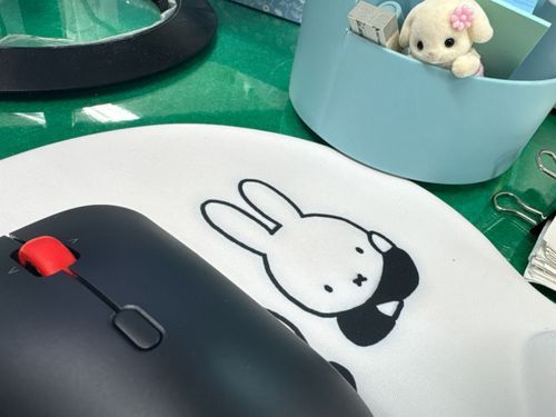 おニューのマウスパッド、キュートね