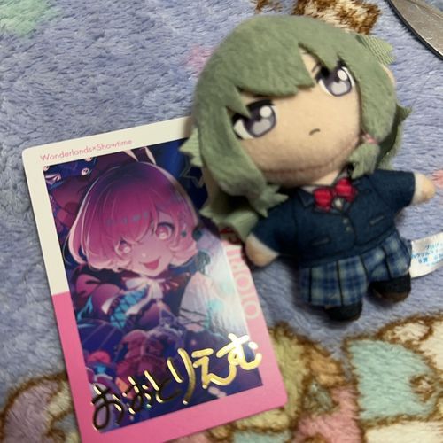 えむのサイン引いたよ〜‼︎
（寧々）