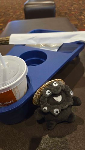 今日はえいがかん！
限定味のチュロスが気になってたら買ってもらいました！
