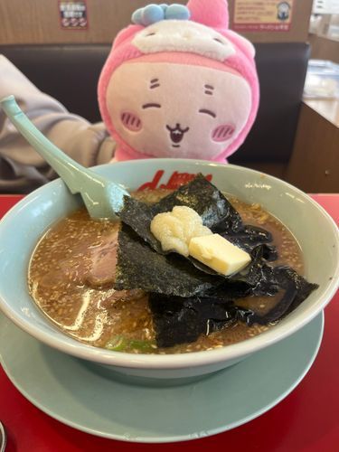 山岡家カニちゃんセットアゲイン！久しぶりのこってりラーメン美味しかった！今回はちゃんとチャーシューが多いラーメンにしたよ！