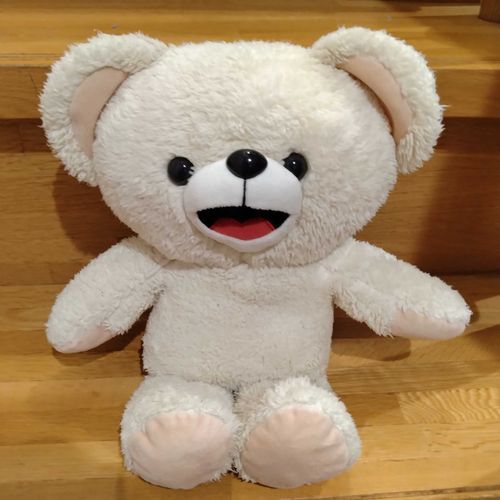 猛暑で身体ベトベトだったから、ママにキレイキレイしてもらったよ🐻‍❄️わーい🩷♥️