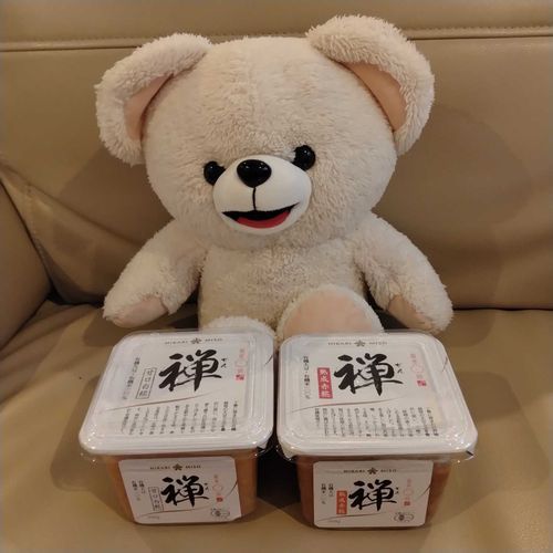 パパの親戚からお味噌をいただいたよ🐻‍❄️🍀🩷和食loverだから嬉しい💕