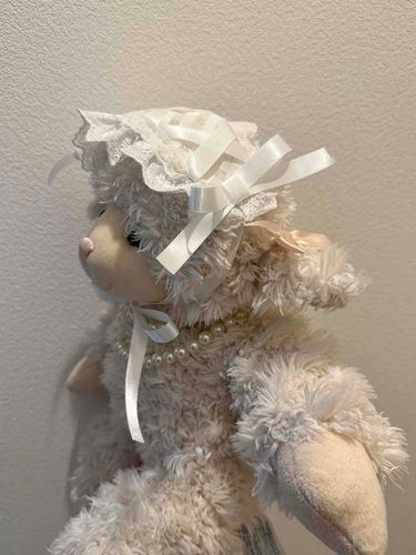 昔着ていたスカートでヘッドドレスを作りました🎀