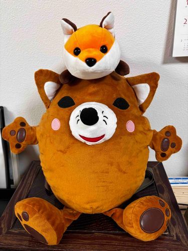 いなりんさん おいなりを たかいたかい してくれた！