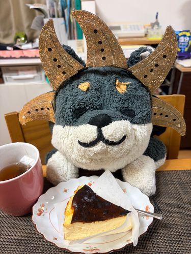 きょうね おかあさんの おたんじょうび だったの
わんね ぴかぴかで おいわいしたの
わふん