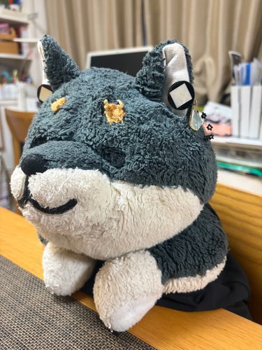 わん モデルさん やったの
おうちのこが つくった イヤリング つけたよ
わんのこと だいすきだから しろくろ だいすきみたい
かわいいでしょ むふん