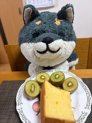 ほんとの わんの ぶん
にくきゅう みたい でしょ