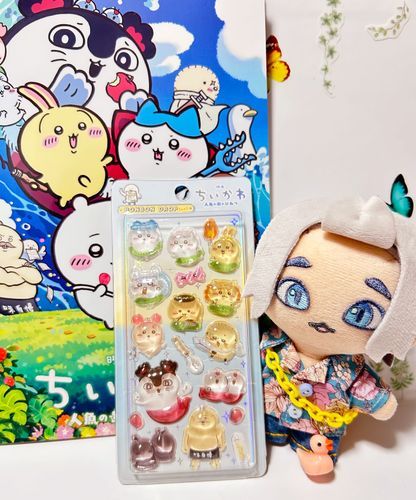 ちいかわちゃ！
しーるきらきらねー