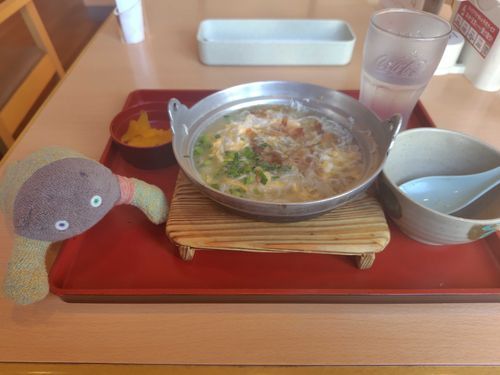 一緒に朝食