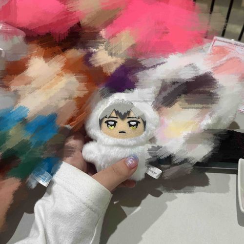 これはこのまえともだちと一緒にあそんだときのやつや。そのままのせるわけにもいかへんからもやもやしよるけどかんにんな。にしても、なんやかこまれてんなぁ。
