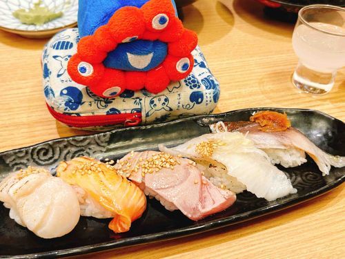 炙りスシだ！美味しかった〜