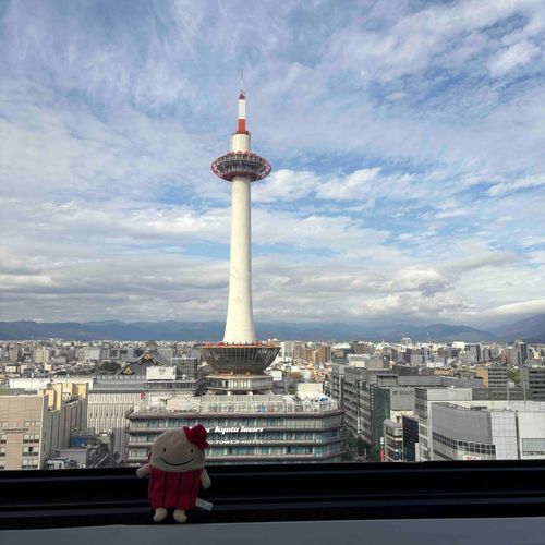 なぞのたびびとフー！

京都タワーが同居人はすきらしい。
いっしょにパシャリ。📸