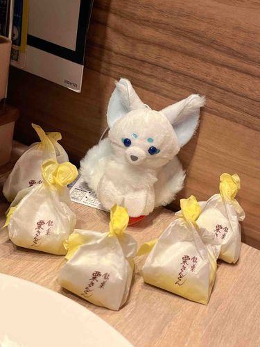 レフちゃんは栗きんとんを並べると召喚できます