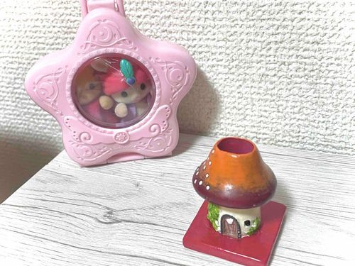 シルバニアちゃん達はキノコのおうちが気になるみたいです🍄👀