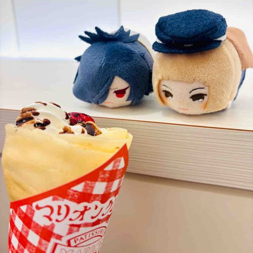 はじめての まりおんくれーぷです
それと！おおでんたさんが うちにきてくれました！
にぎやかになりますね