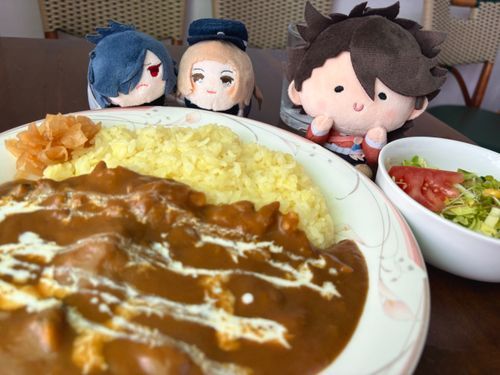 きになっちょった かれーやにいってきたぜょ！
きょうはさにわのひ やき、ごほうびらしいにゃあ