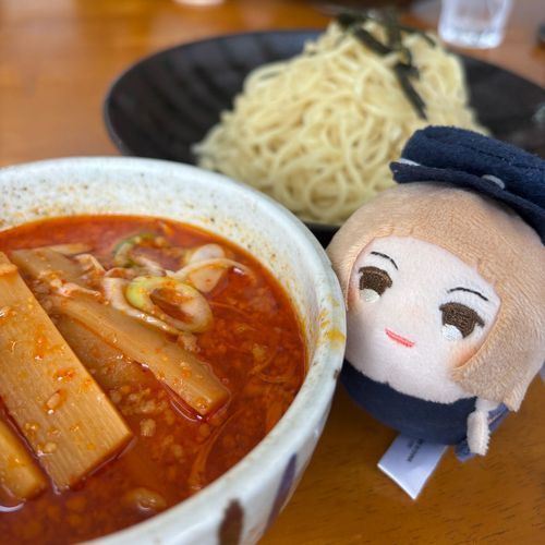 ぴりから と きいていましたが あんがい からい つけめんでした……