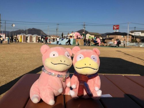 みみちゃんと一緒に香川のヤドン公園に行ってきたのやぁん🩷