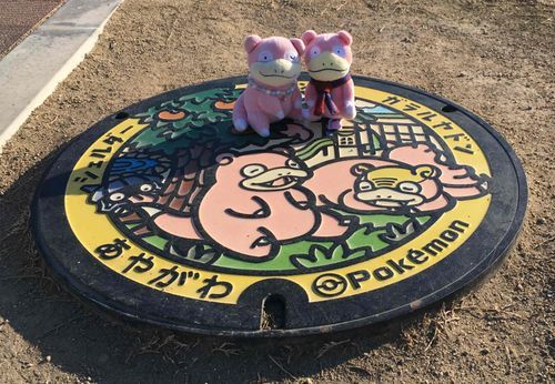 ヤドン公園にあるヤドンのマンホールやぁん🩷
ガラルヤドンちゃんと一緒にまったりやぁん🩷