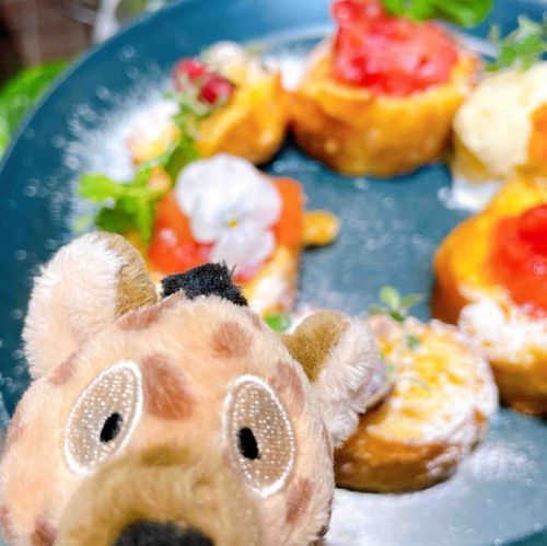 花のフレンチトーストだよ🌼