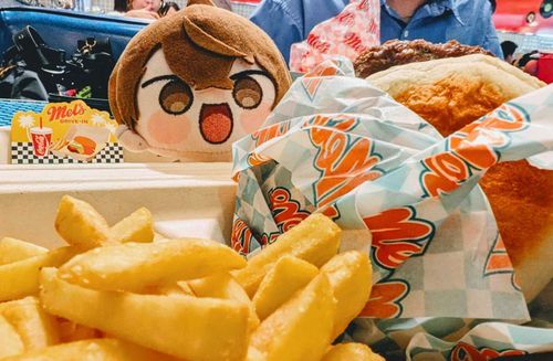 おっきい ハンバーガー！