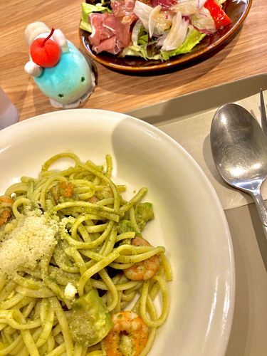 ランチしてきたよ！
おそと あついから きをつけて おでかけしようね〜