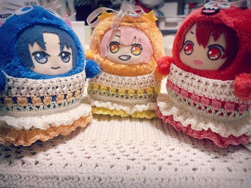 ヌシがみんなおそろで作ってくれた！かわいい！