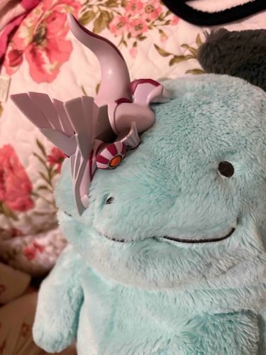 ぬぁ？！パ、パルキアさんがぬーたんのおはなに、ささ、ささってるだぬ？！！！ぬーたん、なぜきづかないだぬか？！！パルキアさんはいきできてるだぬか？！！！！！！