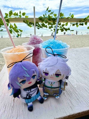 かき氷です🍧一瞬で溶けた꒷꒦