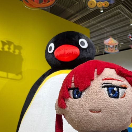 とっても大きなピングーさんに会いました