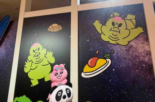 宇宙人と記念撮影しまちた👽🪐