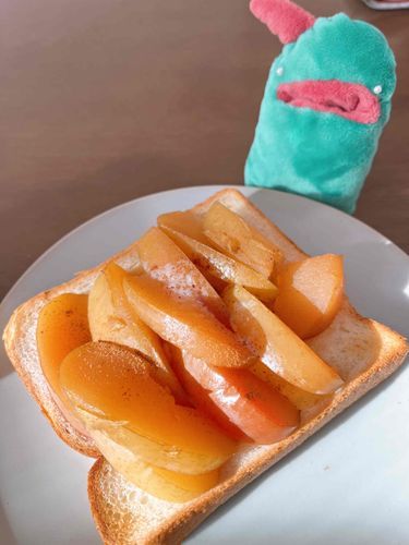 りんごパン たべた！