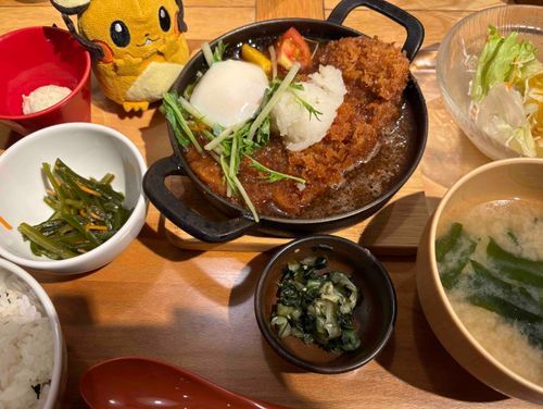 豚カツのみぞれ煮ンネ！あっつあつだったンネ…！
