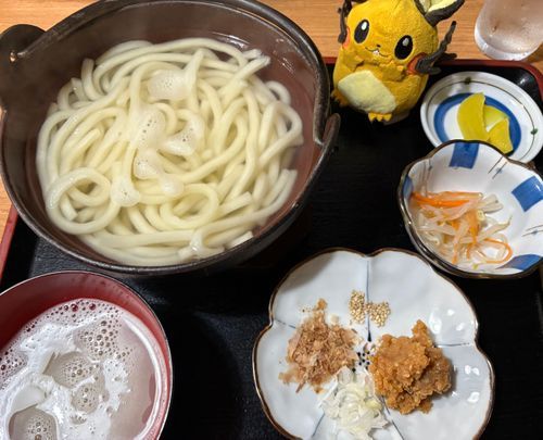 おしぼりうどんネ！大根のしぼり汁の辛味がクセになるンネ…！