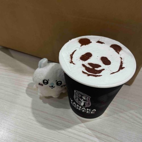 パンダに身を隠し