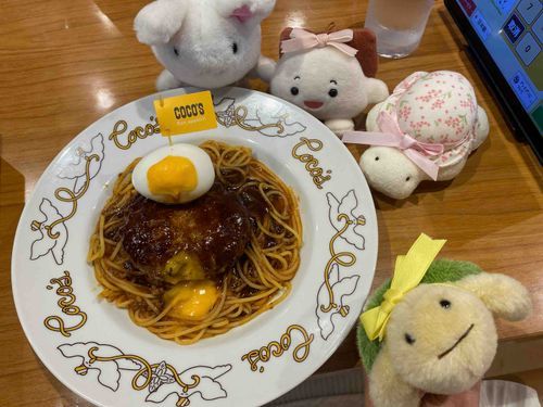 ゆで卵ハンバーグボロネーゼ
なんだか少年になった気分だったよ〜